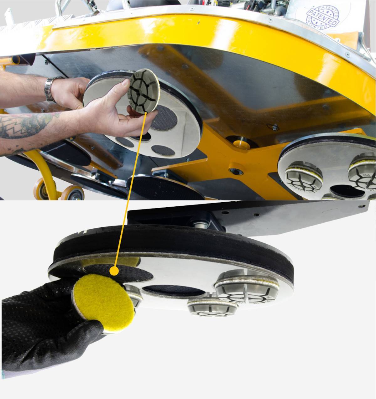 Grinder Trowel 38