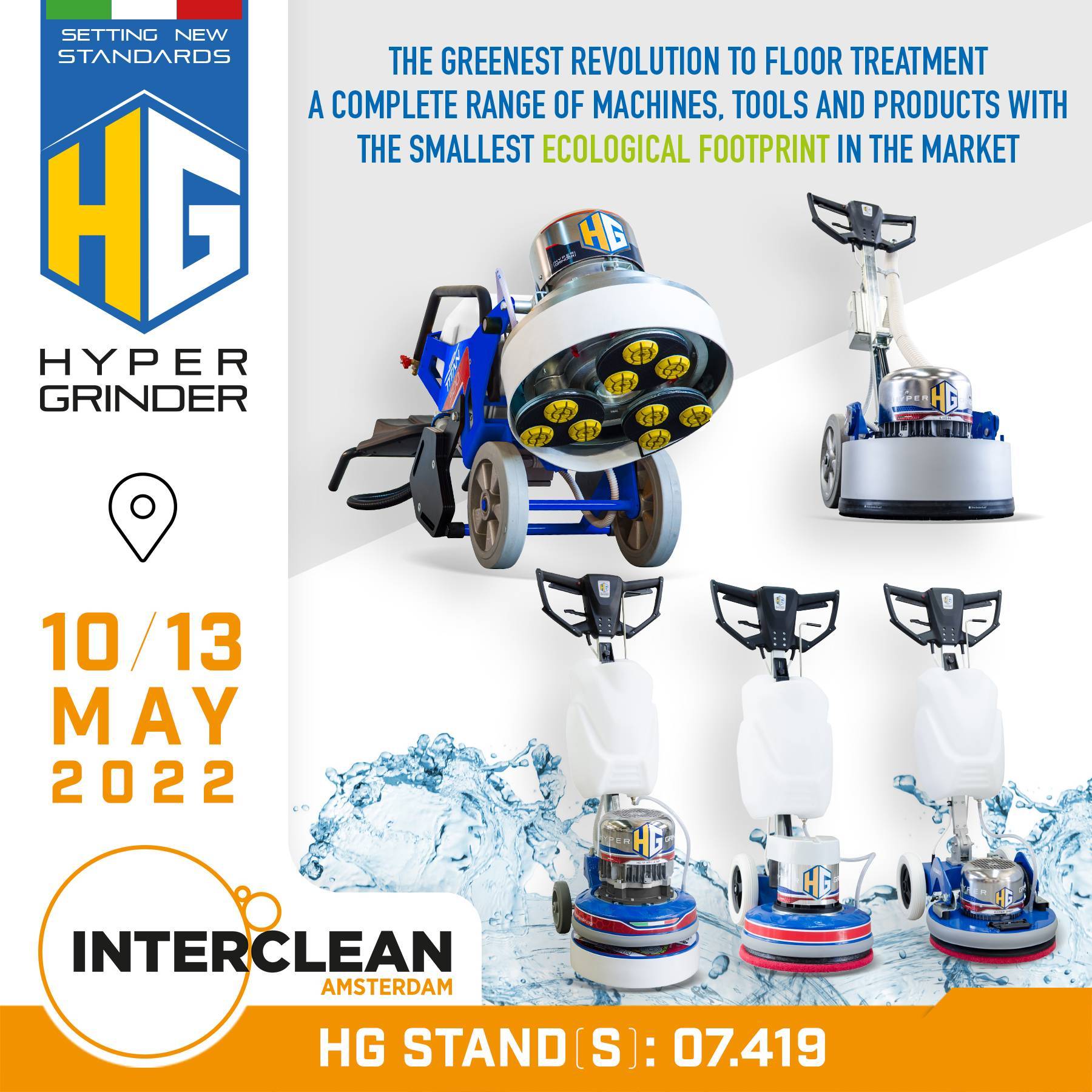 NEWSLETTER HYPER GRINDER Interclean Amsterdam copia
